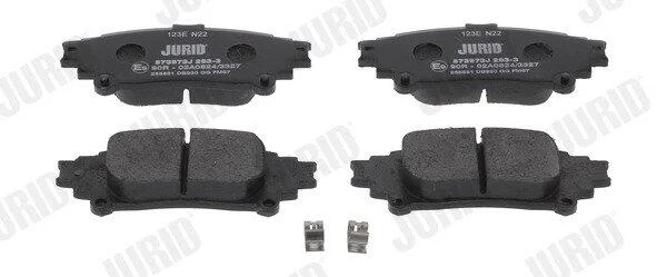 TOYOTA Колодки тормозные задн. Lexus IS 13-,RX 09-,Prius 12- JURID 573973J (фото 1)