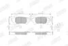 TOYOTA Колодки тормозные задн. Lexus IS 13-,RX 09-,Prius 12- JURID 573973J (фото 2)