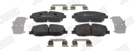 HYUNDAI гальмівні колодки передн. H350 2.5 CRDI 15- JURID 574145J