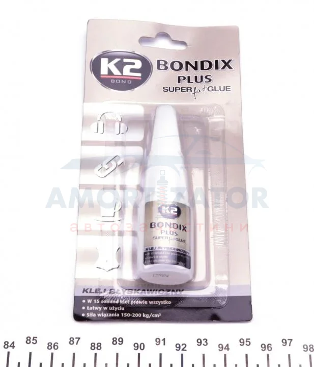 Універсальний суперклей / BOND BONDIX PLUS 10G K2 B101 (фото 1)