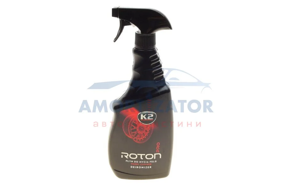 Гель для миття дисків та ковпаків автомобіля / WHEEL CLEANER ROTON PRO 750ML K2 D1002 (фото 1)