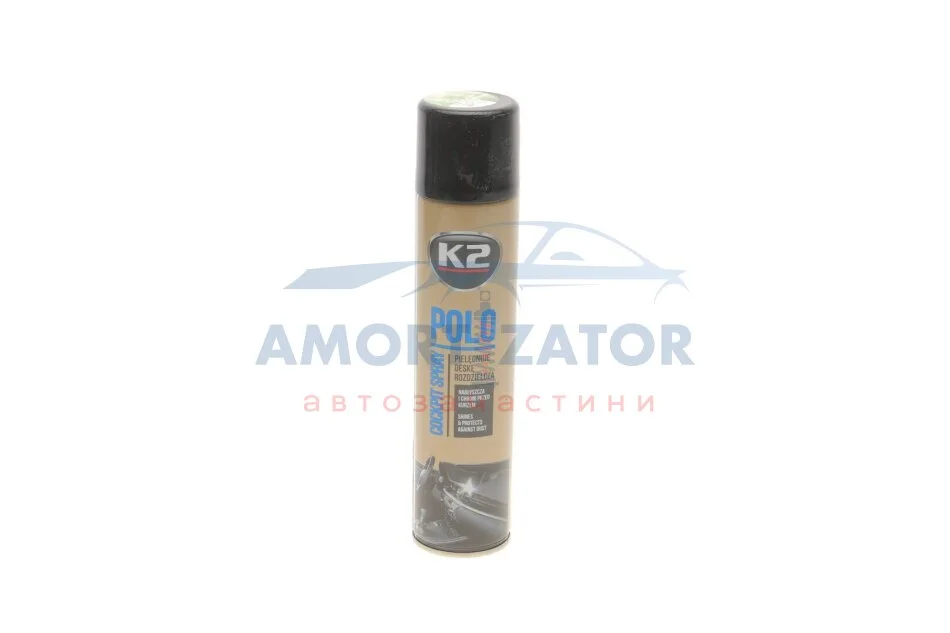 Поліроль для торпедо "зелене яблуко" / PERFECT POLO COCKPIT SPRAY 300ML GREEN APPLE K2 K403ZJ (фото 1)