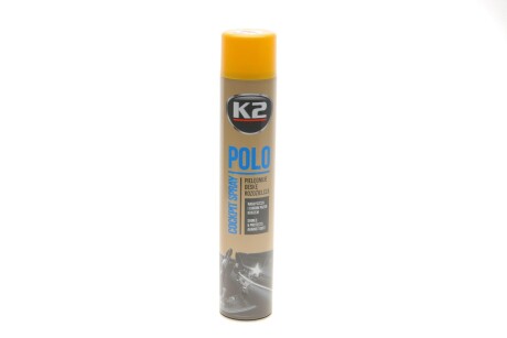 Поліроль для торпедо "персик" / PERFECT POLO COCKPIT SPRAY 750ML PEACH K2 K407BR0