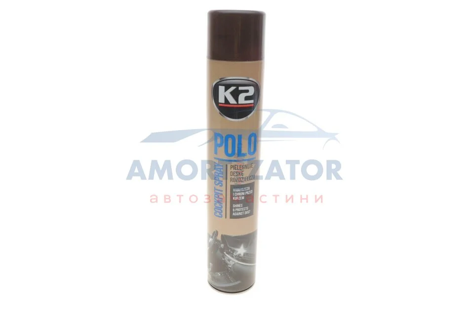 Поліроль для торпедо "кола"/ POLO COCKPIT SPRAY 750ML COLA K2 K407CO0 (фото 1)