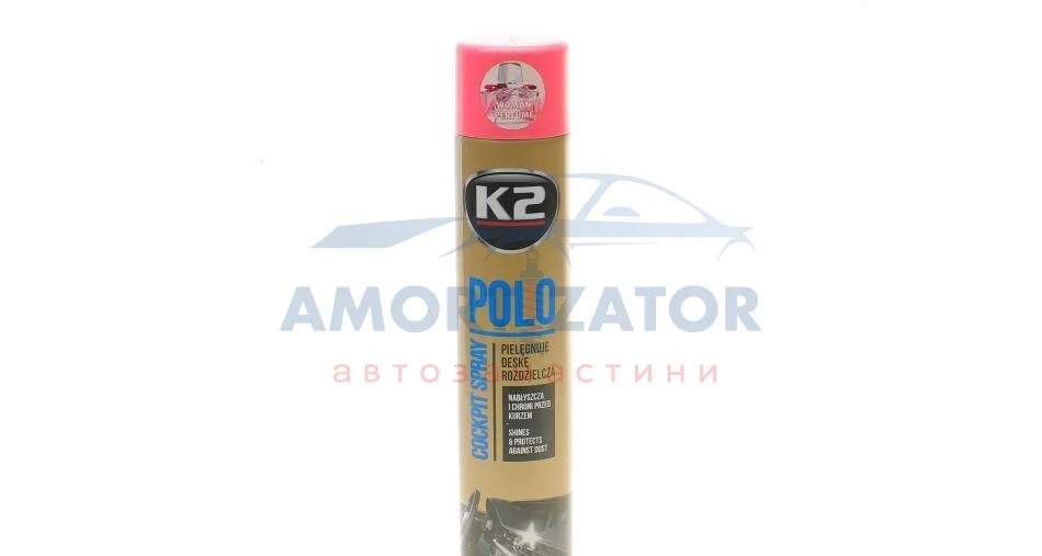 Поліроль для торпедо "жіночий аромат" / PERFECT POLO COCKPIT SPRAY 750ML WOMAN K2 K407WO0 (фото 1)