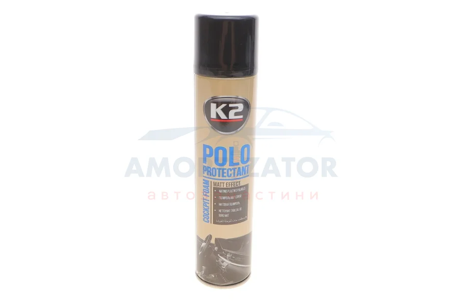 Поліроль для торпедо / PERFECT POLO PROTECTANT MAT 300ML K2 K413 (фото 1)