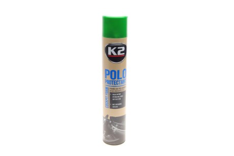Поліроль для торпедо "зелений чай" з мікрофіброю/ POLO PROTECTANT 750ML GREEN TEA K2 K418ZH
