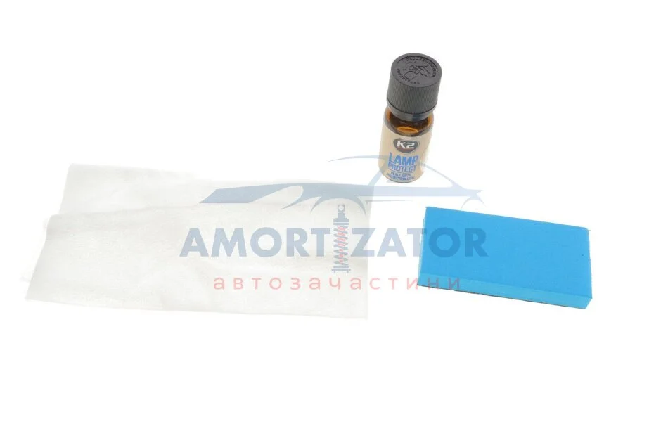 Захисне покриття для фар з аплікатором та серветками/ LAMP PROTECT SET 10ML K2 K530 (фото 1)