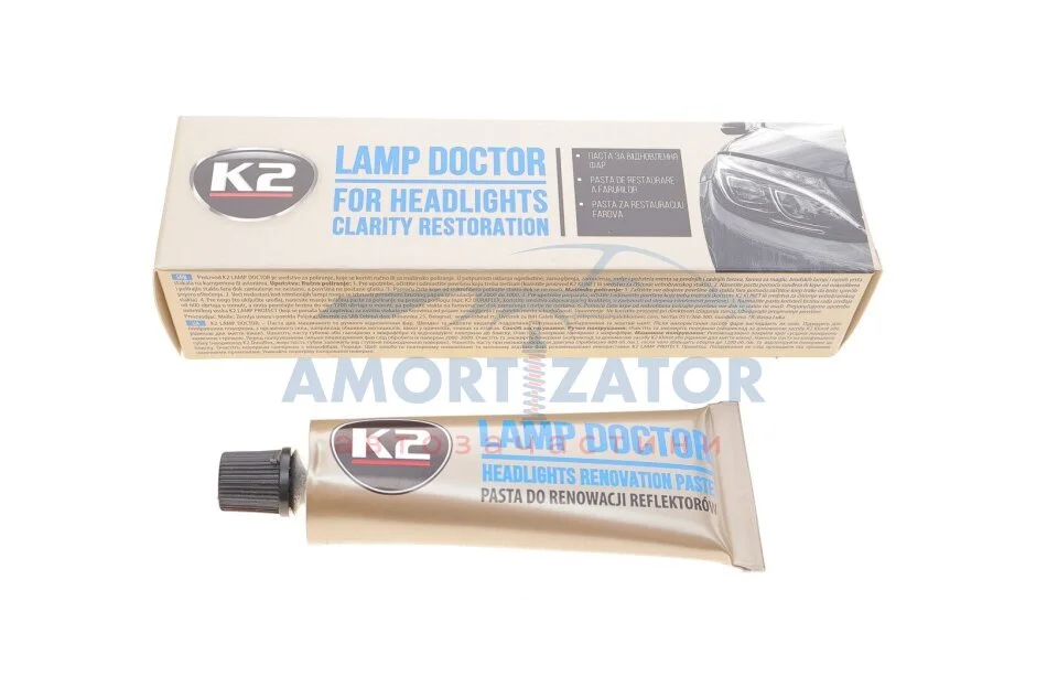 Паста для полірування фар / PRO LAMP DOCTOR 60G K2 L3050 (фото 1)