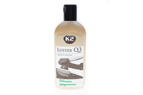 LUSTER Q3 ZIELONY Паста для механічного полірування для видалення подряпин, біла 250 мл NEW K2 L3200N