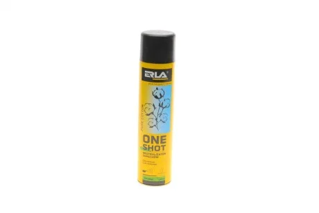 Нейтралізатор запаху та освіжувач повітря "чиста бавовна"/ERLA ONE SHOT PURE COTTON 600ML K2 R421