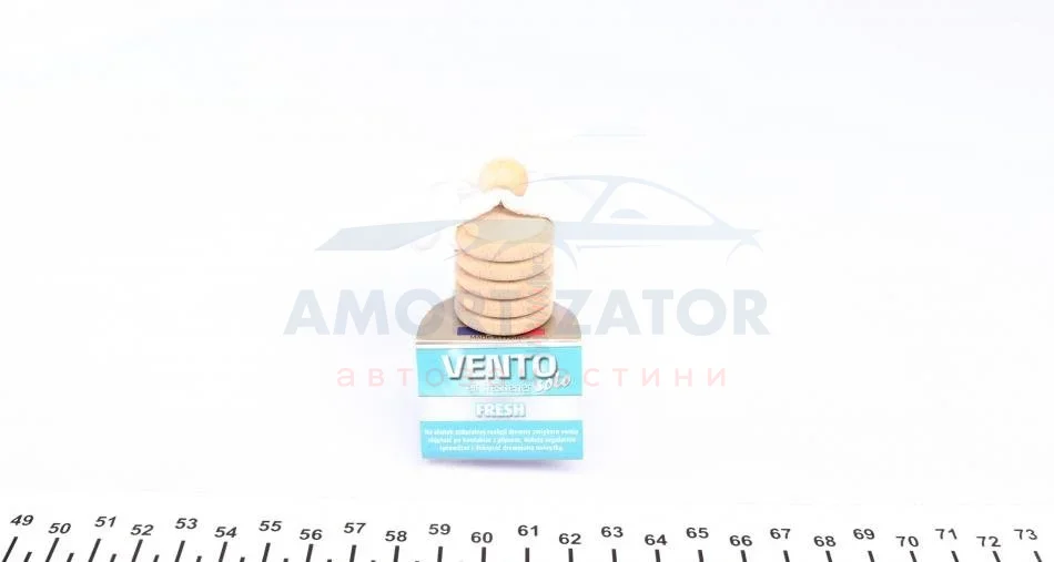 Автомобільний ароматизатор (освіжувач) повітря "фреш" / VINCI VENTO SOLO REFILL FRESH 8ML K2 V404 (фото 1)