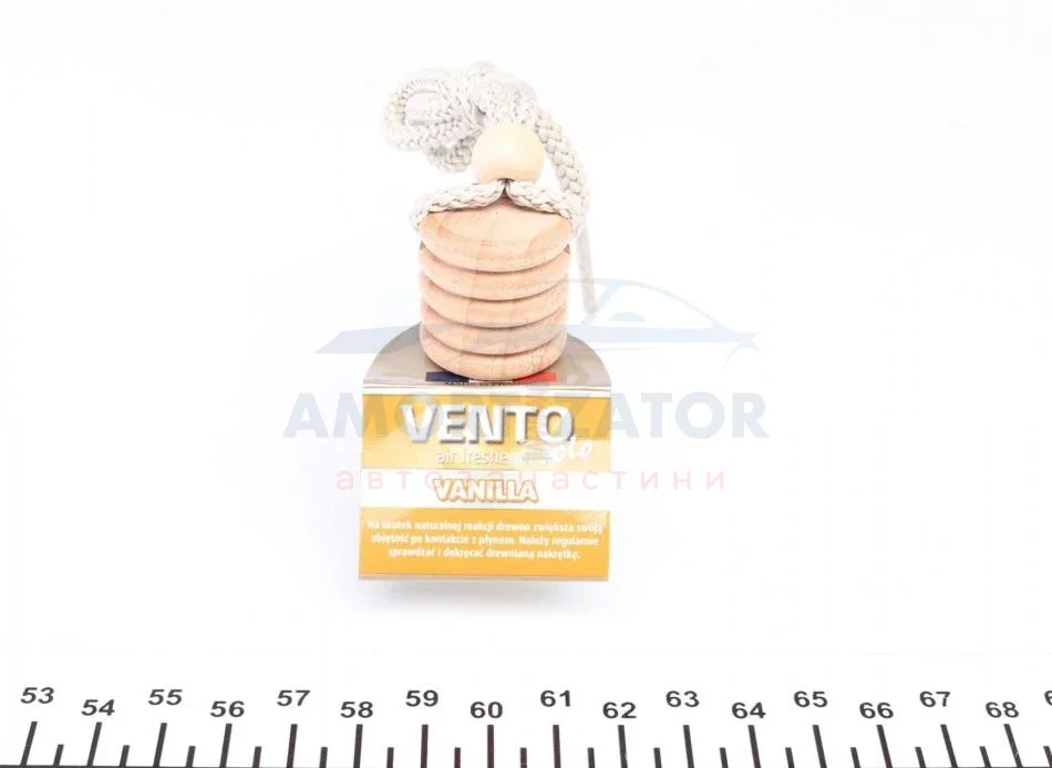 Автомобільний ароматизатор (освіжувач) повітря "ваніль" / VINCI VENTO SOLO REFILL VANILIA 8ML K2 V407 (фото 1)