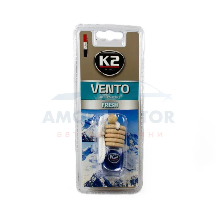 Автомобільний ароматизатор (освіжувач) повітря "фреш", блістер / VINCI VENTO FRESH 8ML K2 V453 (фото 1)