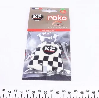 Автомобільний ароматизатор (освіжувач) повітря "полуниця" / VINCI ROKO RACE STRAWBERRY 25G K2 V820R