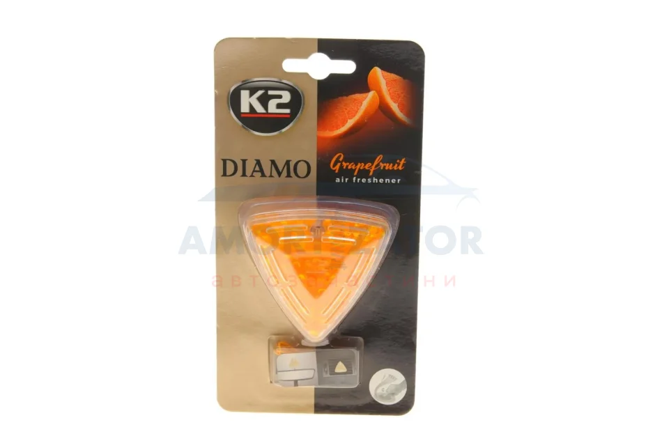 Автомобільний ароматизатор (освіжувач) повітря "грейпфрут"/ DIAMO GRAPEFRUIT 15G K2 V88GRA (фото 1)