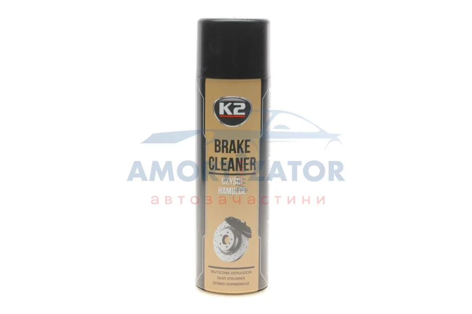 Засіб для очищення гальм та частин гальмівної системи/ BRAKE CLEANER 500ML K2 W104 (фото 1)