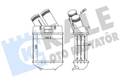 RENAULT Інтеркулер Megane I,Scenic I 1.9dCi KALE 126100