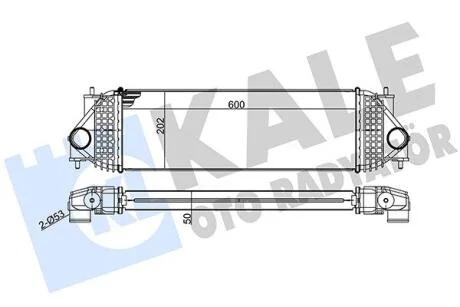 SUZUKI Інтеркулер Grand Vitara II 1.9DDiS 05- KALE 342365