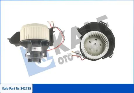 OPEL Вентилятор салона Astra G/H 98- KALE 342735