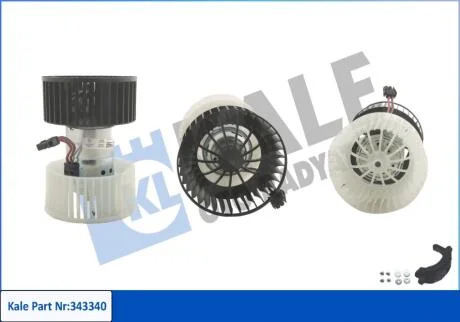 BMW Вентилятор радіатора 3 E46 98- KALE 343340