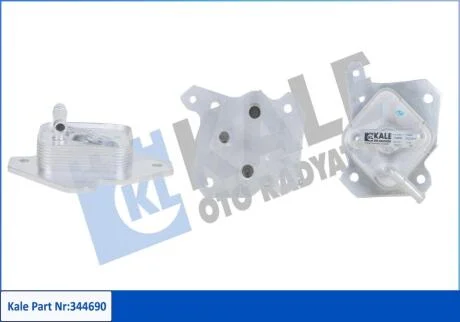 TOYOTA Оливний радіатор Auris,Corolla,Yaris 1.4 D-4D 06- KALE 344690