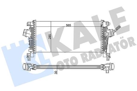 OPEL Інтеркулер Astra J 1.3/1.7CDTI, 1.4/1.6 Kale 344800
