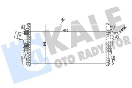 OPEL Інтеркулер Astra J, Zafira Tourer, Chevrolet Cruze 1.6/2.0CDTI KALE 344900