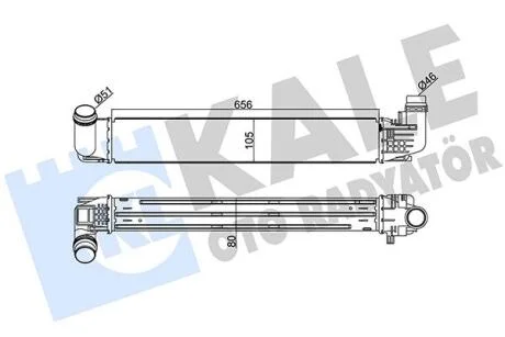 RENAULT Інтеркулер Duster 1.5dCi 10- KALE 345090