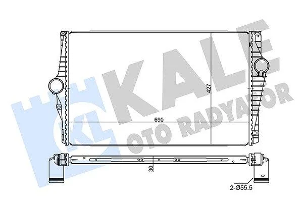 Інтеркулер Volvo XC90 I KALE 350840 (фото 1)