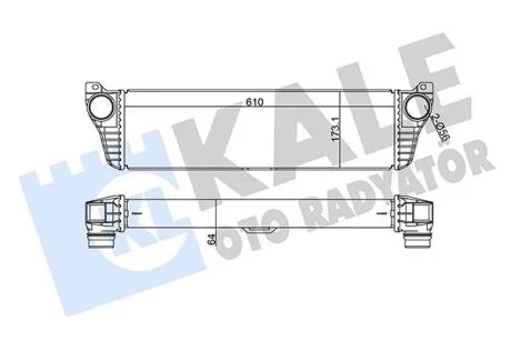 DB Інтеркулер Vito 2.2CDI 10- KALE 350905
