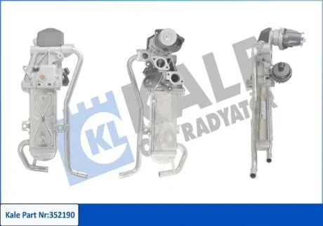 VW клапан EGR Skoda Fabia II,Roomster,Polo 1.2TDI 10- KALE 352190