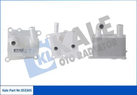 FORD Оливний радіатор C-Max,Fiesta IV,Focus,Galaxy,Mondeo IV,Transit Connect 1.8TDCi 02- KALE 353345