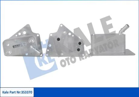 OPEL Оливний радіатор (без корпуса) Astra H, Signum, Vectra C, Zafira, Cadillac, Fiat Croma 1.9d 05- KALE 353370