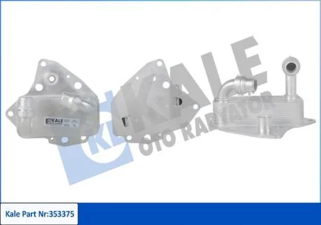 FIAT Оливний радіатор (без корпуса) Bravo II, Doblo, Linea, Opel Combo 12- KALE 353375