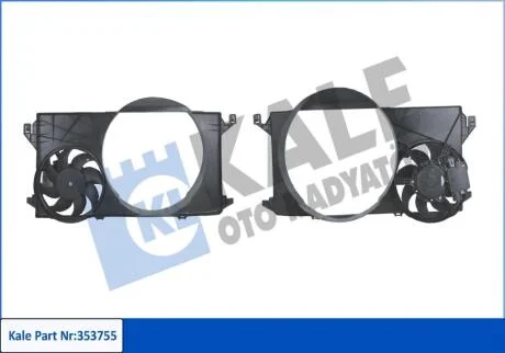 FORD вентилятор радіатора 2.2/2.4TDCi 06- KALE 353755