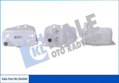 BMW Оливний радіатор 1 E87, 3 E46/90, 5 E60, X3 E83 2.0d KALE 354345