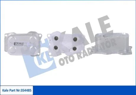 CITROEN Масляний радіатор (без корпуса) C4 Grand Picasso, C5 III, DS4/5, Jumpy, Fiat Scudo, Ford Galaxy, Focus III, Kuga, Peugeot 2.0HDI/TDCI KALE 354485