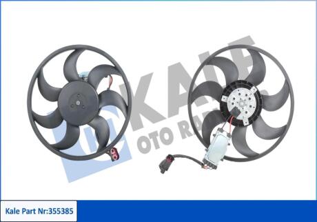 VW Вентилятор радіатора (без дифузора) Audi Q7, Porsche Cayenne, Touareg 3.0, 3.6 02- Kale 355385