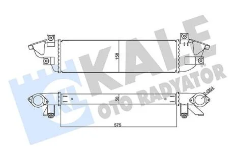 MITSUBISHI Інтеркулер L200, Pajero Sport III 2.2/2.4DI-D 14- KALE 355670