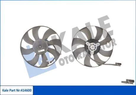 VW Вентилятор радіатора Polo,Skoda Fabia I,II,Roomster 1.4TDI KALE 414600