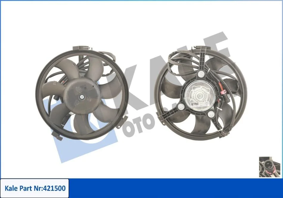 VW Вентилятор радіатора Audi A4/6/8, Passat 1.6/2.8 95- KALE 421500 (фото 1)
