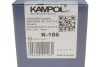 Комплект гальмівних колодок K-186 KAMPOL K186 (фото 4)