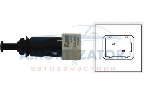 PARTS NISSAN Выключатель STOP-сигналов Interstar,Kubistar,Primastar,Renault Clio II,Laguna II,Kangoo,Master II,Trafic II,Opel Vivaro KAVO EBL6502 (фото 1)