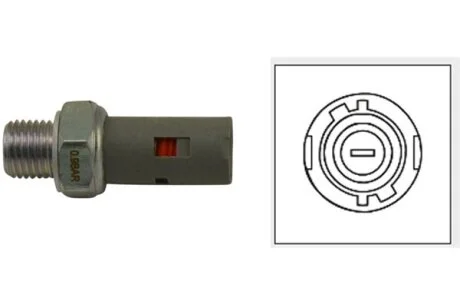 PARTS NISSAN Датчик давления масла Kubistar,Renault Clio -05 1.2, Kangoo 1.2 97- KAVO EOP6503 (фото 1)
