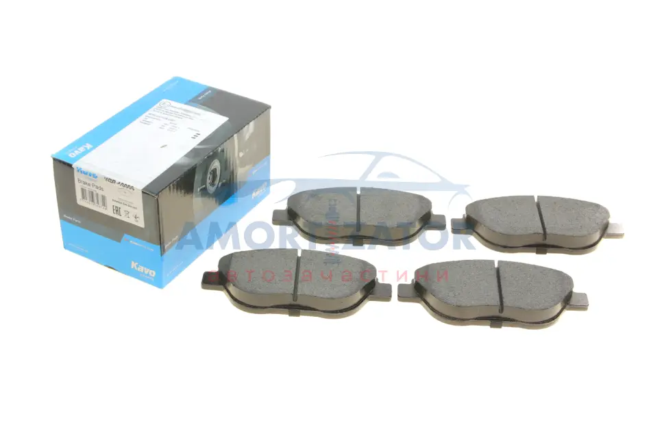 Комплект гальмівних колодок PARTS KBP-10006 KAVO KBP10006 (фото 1)