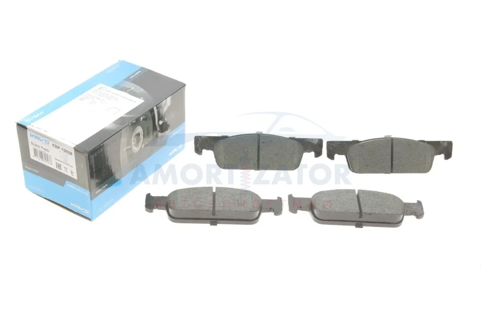 Комплект гальмівних колодок PARTS KBP-10028 KAVO KBP10028 (фото 1)