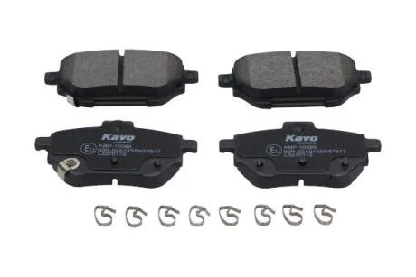 PARTS TOYOTA Колодки гальмівні задні TOYOTA COROLLA 1.2-2.0H 10.18- KAVO KBP10089