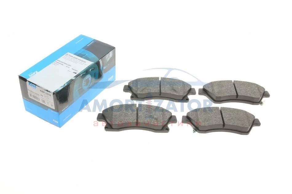 Комплект гальмівних колодок PARTS KBP-1016 KAVO KBP1016 (фото 1)