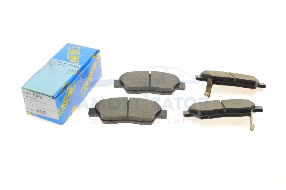 Комплект гальмівних колодок PARTS KBP-2003 KAVO KBP2003 (фото 1)
